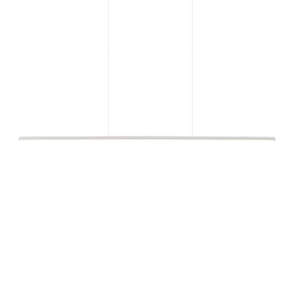 KUZCO Chute 47 in. 1 Light 23-Watt White Integrated LED Pendant Light