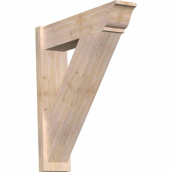 Ekena Millwork 8 in. x 34 in. x 30 in. Traditional Smooth Douglas Fir Outlooker
