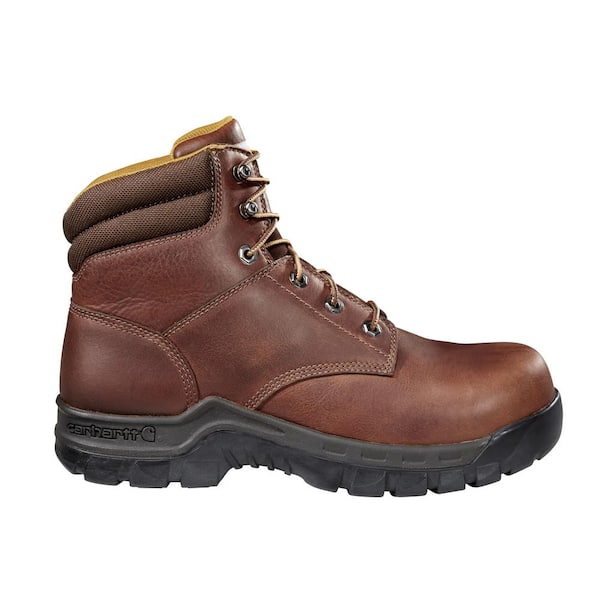 Carhartt Men's Rugged Flex 6 inch Work Boot-Composite Toe-Brown Lace Up ...