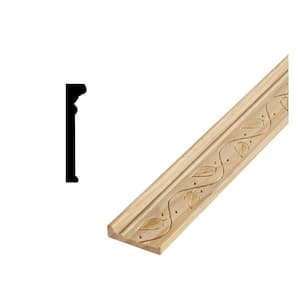 DM 212 - 7/8 in. x 2-1/8 in. Solid Pine Chair Rail Moulding