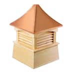 Coventry 18 in. x 24 in. Wood Cupola with Copper Roof