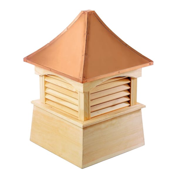 Good Directions Coventry 18 in. x 24 in. Wood Cupola with Copper Roof
