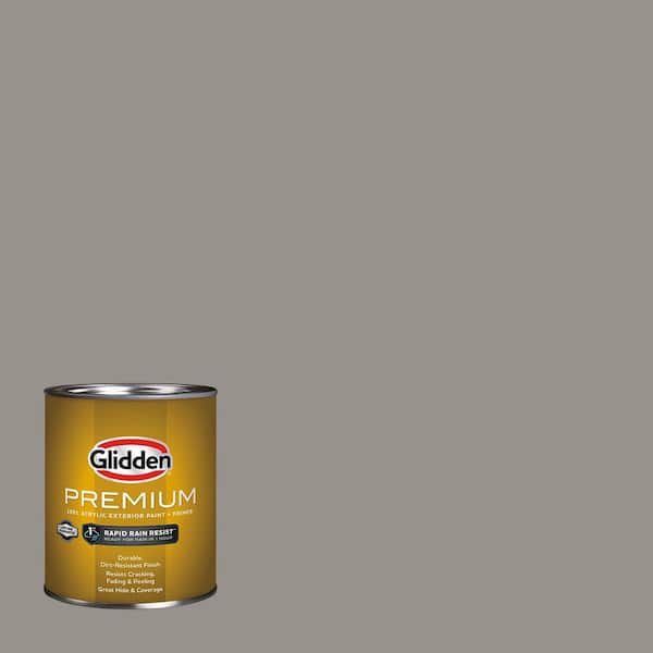 Glidden Premium 1 qt. PPG1007-5 Lazy Afternoon Satin Exterior