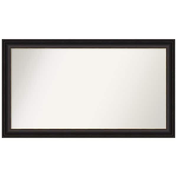 Amanti Art Trio Oil Rubbed Bronze 46.5 in. x 26.5 in. Custom Non-Beveled Recycled Polystyrene Framed Bathroom Vanity Wall Mirror
