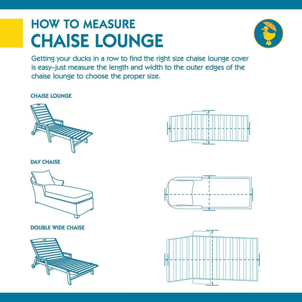 Ultimate Waterproof Brown and Beige Patio Chaise Lounge Cover
