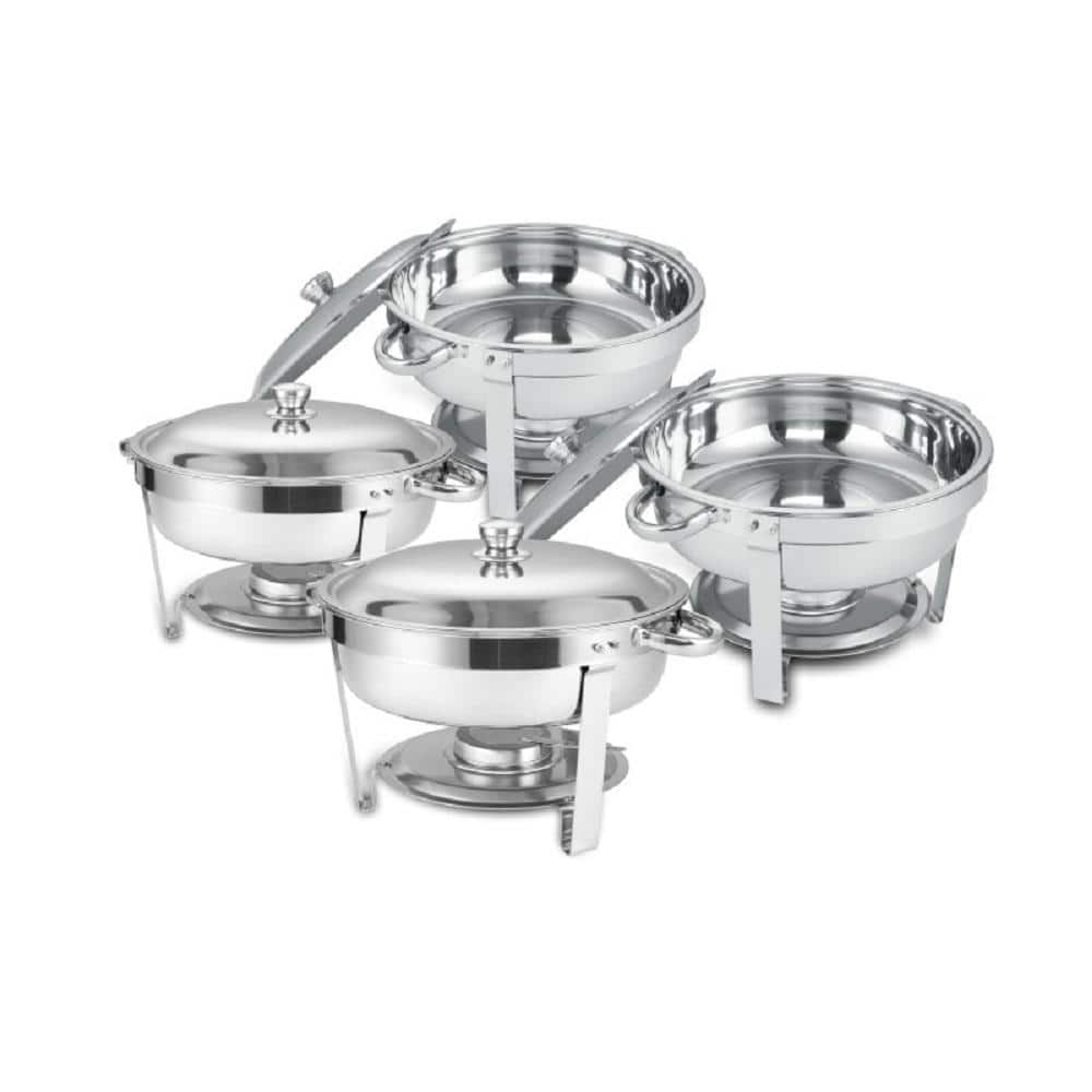 Oster Sangerfield 4.5 Qt. 6-Piece Stainless Steel Chafing Dish Set  985100937M - The Home Depot