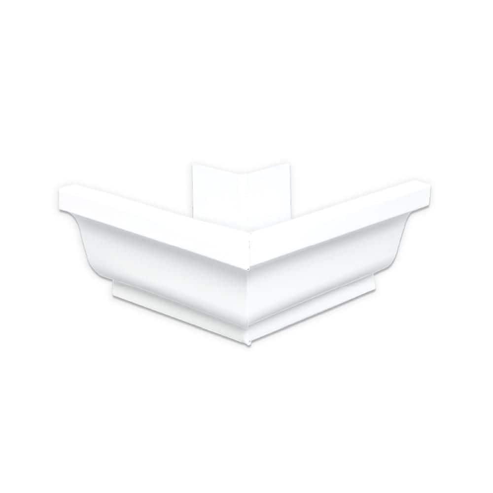 5 in. High Gloss 80° White Aluminum K-Style Outside Gutter Miter price history on PriceWatchPro