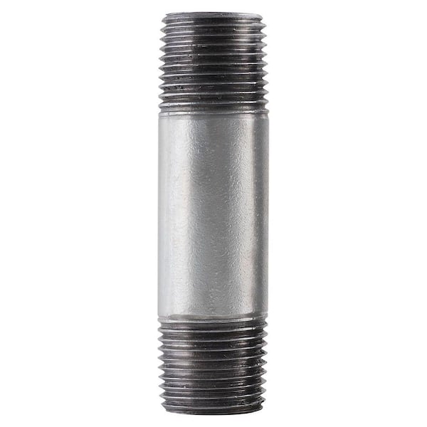 Gloxco Combination  KC  Nipple Fitting, 1-1/4″ Hose Shank X 1-1/4″ Male NPT, Zinc Plated Steel Kcn 125 Npt Gs