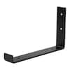 Crates & Pallet 10 in. Black J Steel Shelf Bracket 69121 - The Home Depot