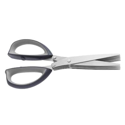 Essentials 10" Stainless Steel Multi-Blade Herb Scissors