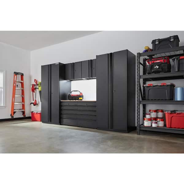 Husky 6 Piece Heavy Duty Welded Steel, Home Depot Garage Storage Cabinets With Doors