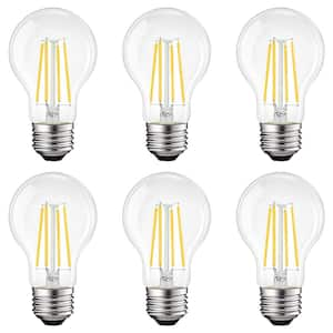 LUXRITE 100-Watt Equivalent, B11, Dimmable, Vintage Edison LED Light Bulb,  4000K Cool White, 7-Watt, Damp Rated (6-Pack) LR21636-6PK - The Home Depot