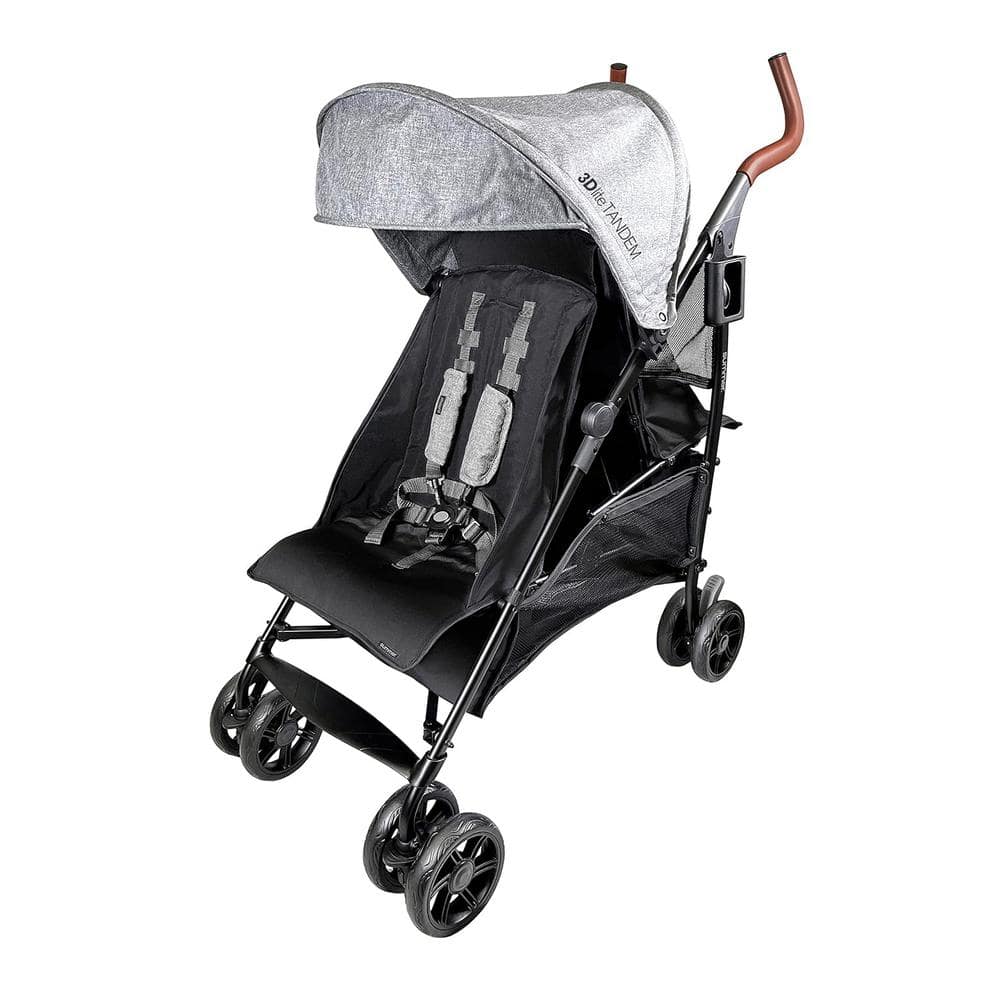 Summer Infant 3Dlite Tandem Convenience Double Stroller in Black -  32113