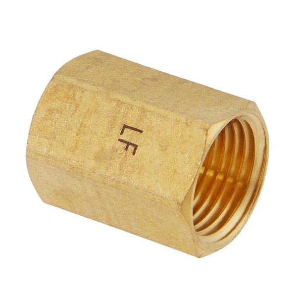 Everbilt 1/2 in. x 1/2 in. FIP Brass Coupling 802209 - The Home Depot