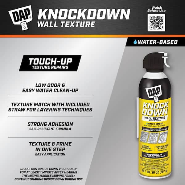 Spray Texture 20 oz. Knockdown Water Based Wall Texture Quick Repair (6-Pack)