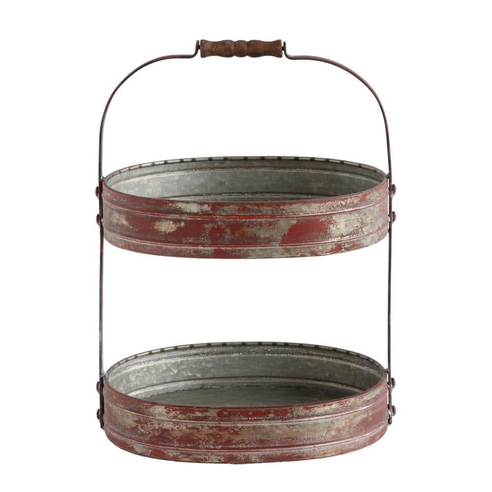Two Tier Serving Tray - Storied Home