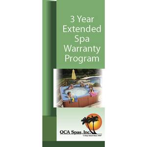 Extended 3 Year Warranty for QCA Spas