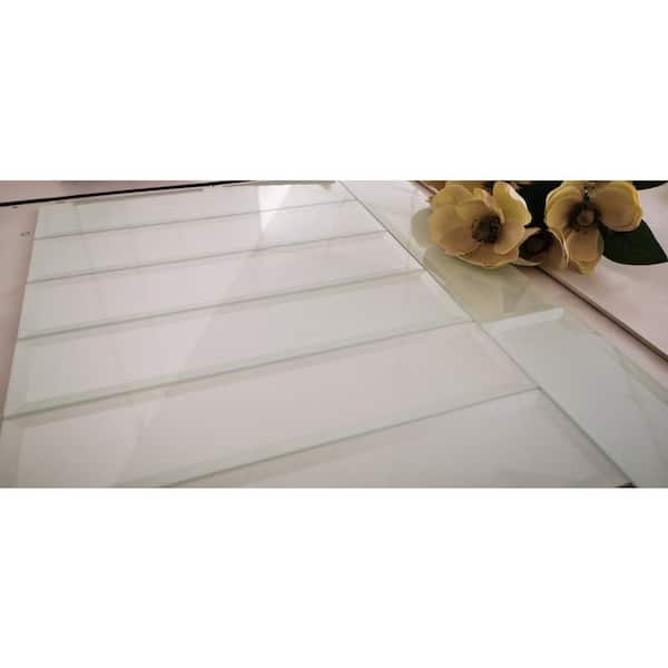 GBM® Metro Subway Arctic 12 x 12 Glass Mosaic Tile GBM® Metro Subway Arctic 12 x 12 Glass Mosaic Tile