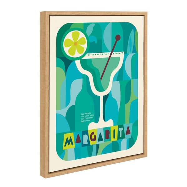 Kate and Laurel Sylvie "MCM Margarita" by Rachel Lee Framed Art Print 18 in. x 24 in.