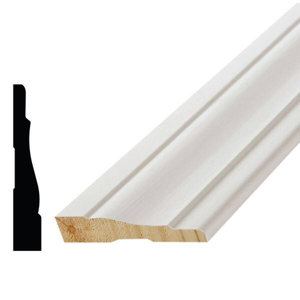 5/8 in. D x 3-1/2 in. W x 96 in. L Primed Poplar Wood PFJ Colonial Casing Moulding