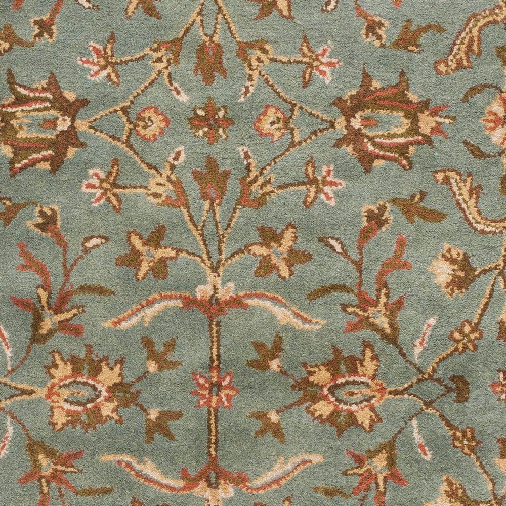Heritage Blue Hand-Tufted Wool 9' x 12' Area Rug