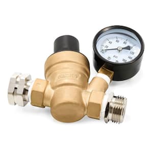 Adjustable Water Pressure Regulator - Lead-Free Bilingual Brass