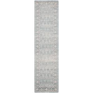 StyleWell Lorelei Gray/Ivory 2 ft. x 6 ft. Striped Runner Rug-3142913 ...