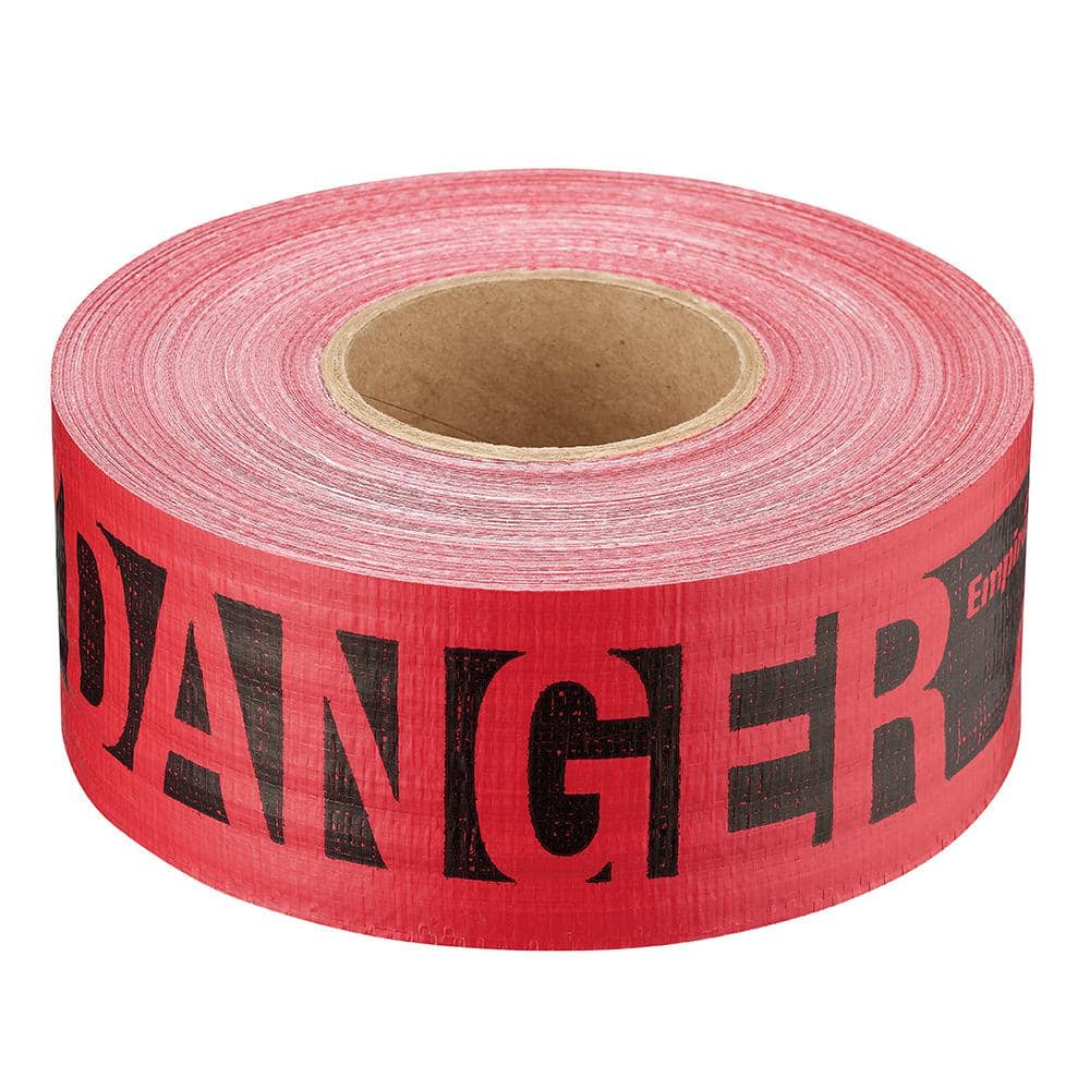 red danger tape