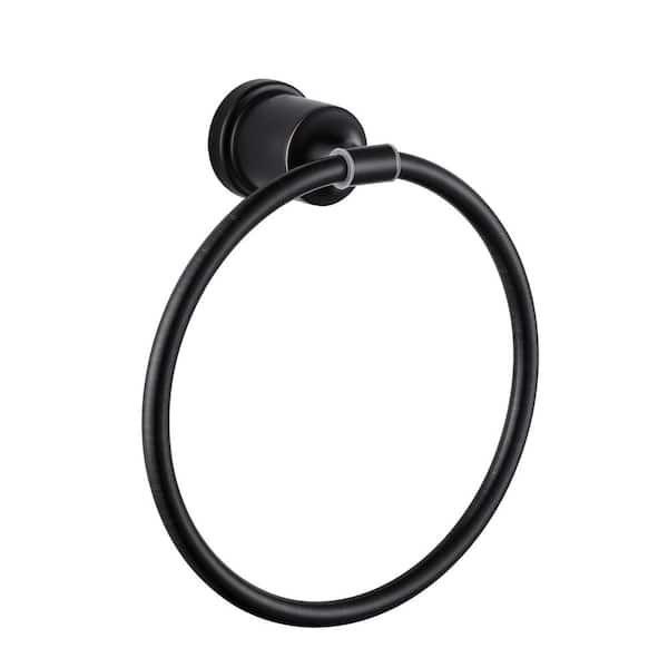 AVITAS Wall Mounted Stainless Steel Round Towel Ring Hand Towel Holder for Bathroom Kitchen in Oil Rubbed Bronze
