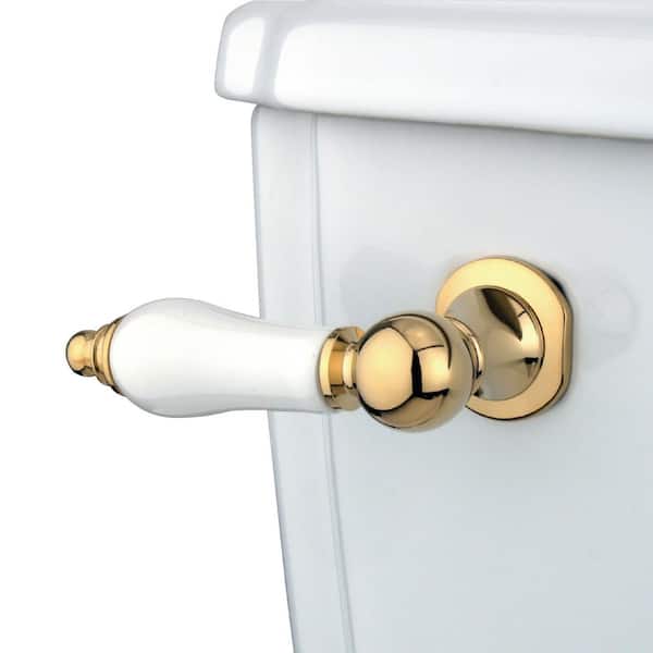 Victorian Toilet Tank Lever in Polished Brass