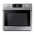 30 in. Single Electric Wall Oven with Steam Cook, Flex Duo and Dual Convection in Stainless Steel
