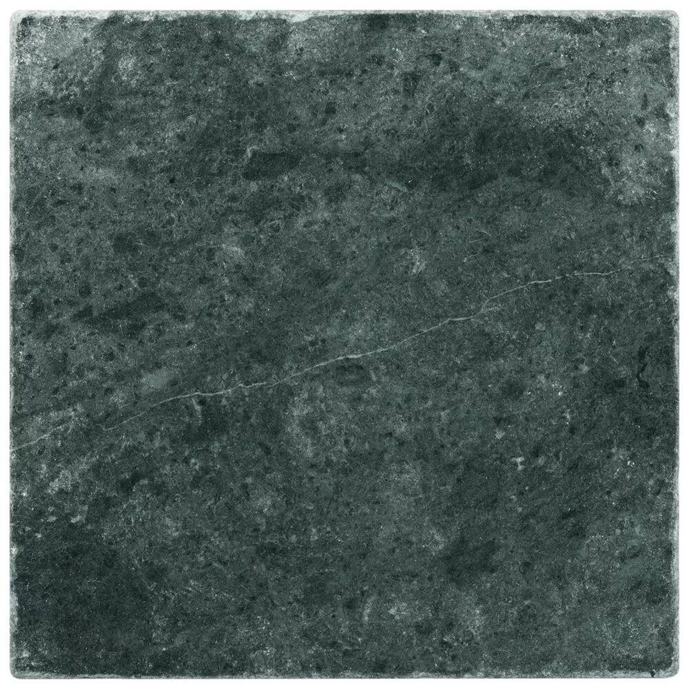 Heritage Verde Green 6 in. x 0.37 in. Tumbled Marble Floor and Wall Tile Sample price history on PriceWatchPro