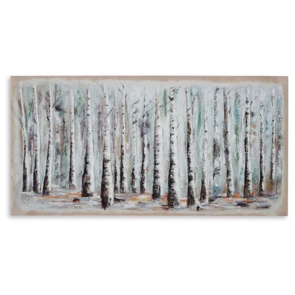 Signature DESIGN BY ASHLEY Calbert 1 Piece Unframed Nature Art Print 30 in. x 60 in.