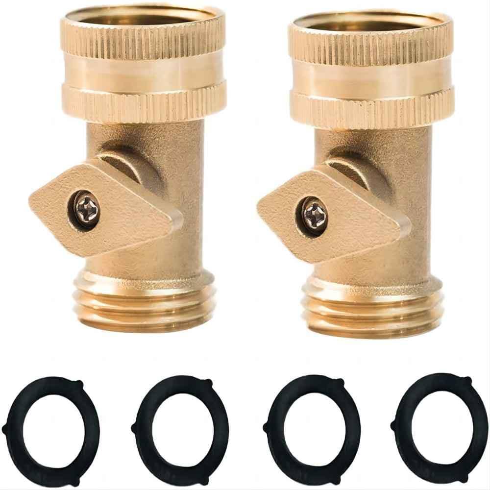 Heavy Duty Brass Shut Off Valve Garden Hose On Off Valve Brass Water Hose V