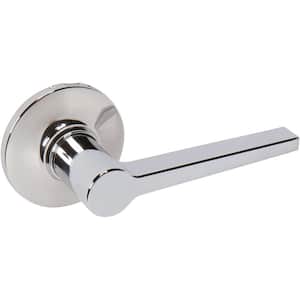 Tulina Contemporary Style Polished Chrome Straight Rectangle Single Dummy Door Lever