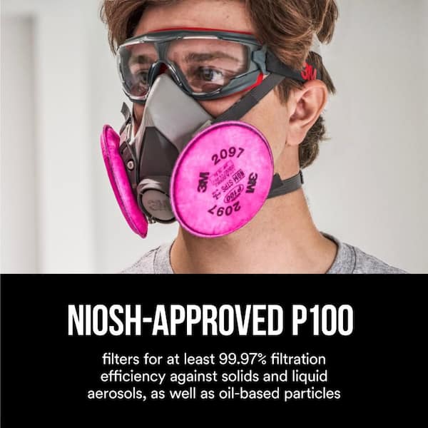 NIOSH P100 防塵マスク用フィルター 2097 50パック（100錠） NIOSH P100 防塵マスク用フィルター 2097 50パック（100錠） NIOSH