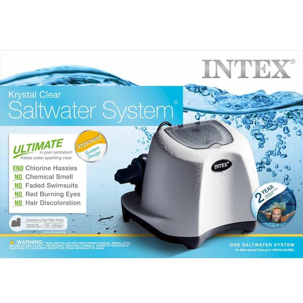 Intex Krystal Clear Saltwater System for Above Ground Swimming  display picture 1