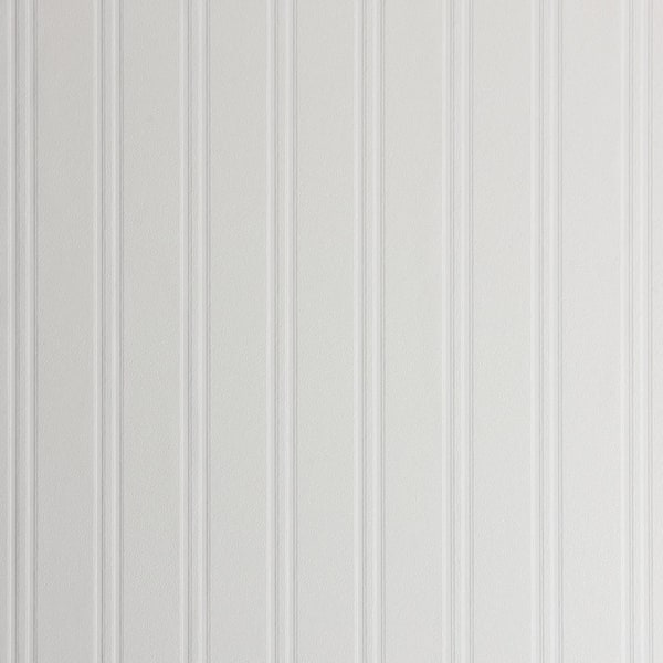 Brewster Beadboard Vinyl Pre-Pasted Wallpaper Roll (Covers 56.4 Sq. Ft.)
