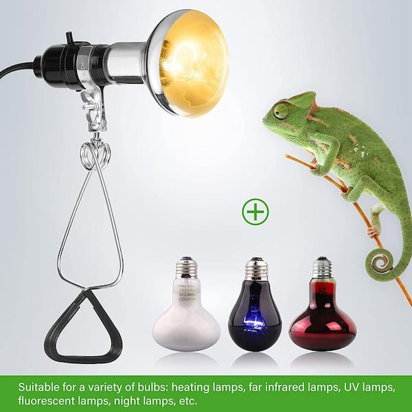 Amucolo - 12-Pack 6 Feet up to 150 Watt Light Clamp Light Socket(No Bulb Included)