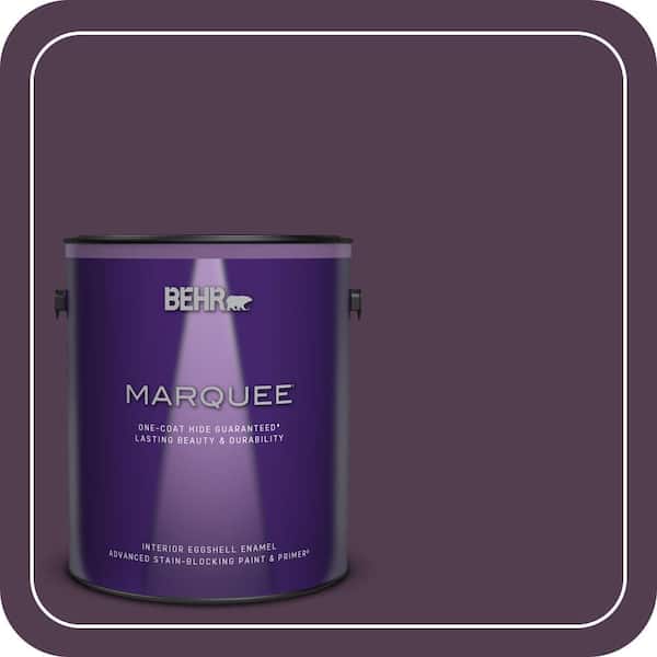 BEHR MARQUEE 1 gal. #PPU17-02 Oriental Eggplant Eggshell Enamel Interior Paint & Primer