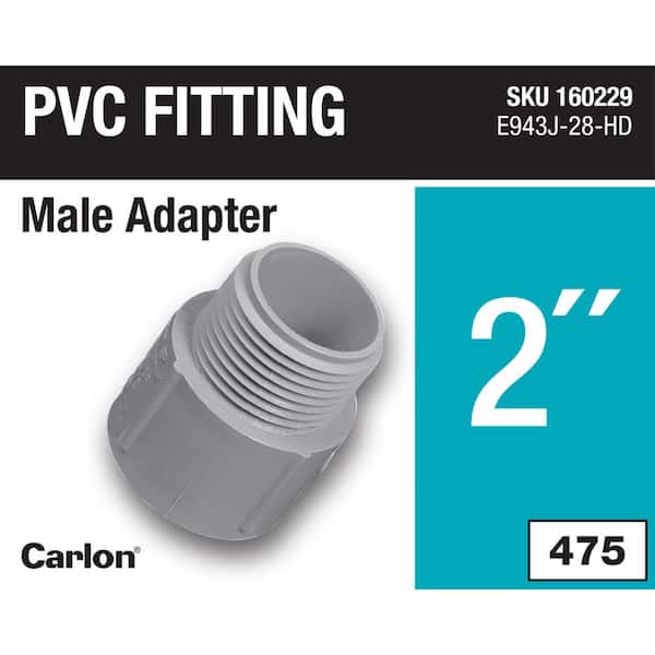 2 in. Electrical PVC Male Adapter (E943J-28-HD)