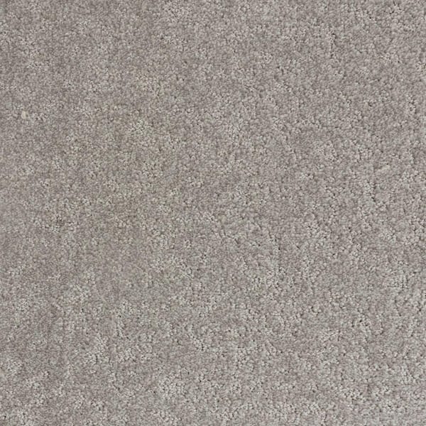 Warm Woven-Moonlit Steal-Gray 39 oz Triexta Polyester Patterned Installed Carpet