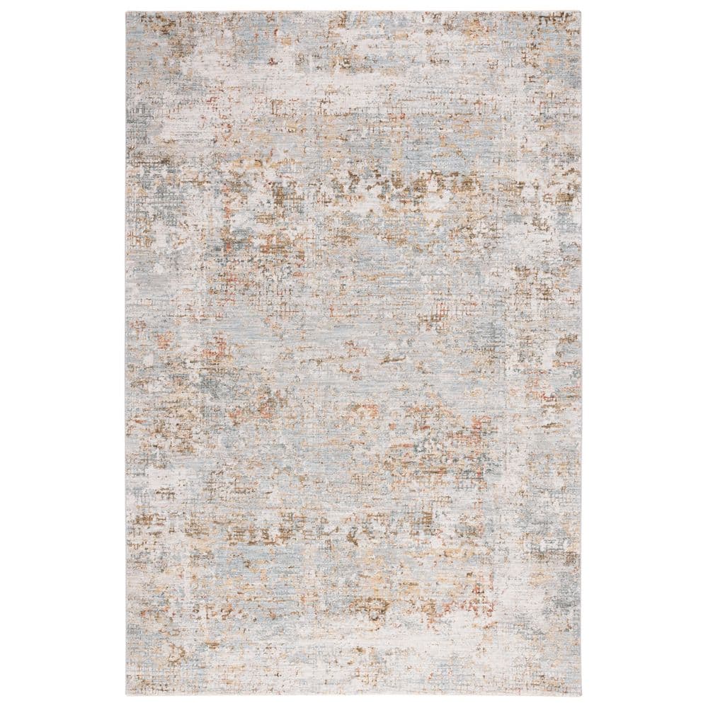 Adrianna 5 ft. x 8 ft. Blue/Gold Rustic Marble Area Rug price history on PriceWatchPro