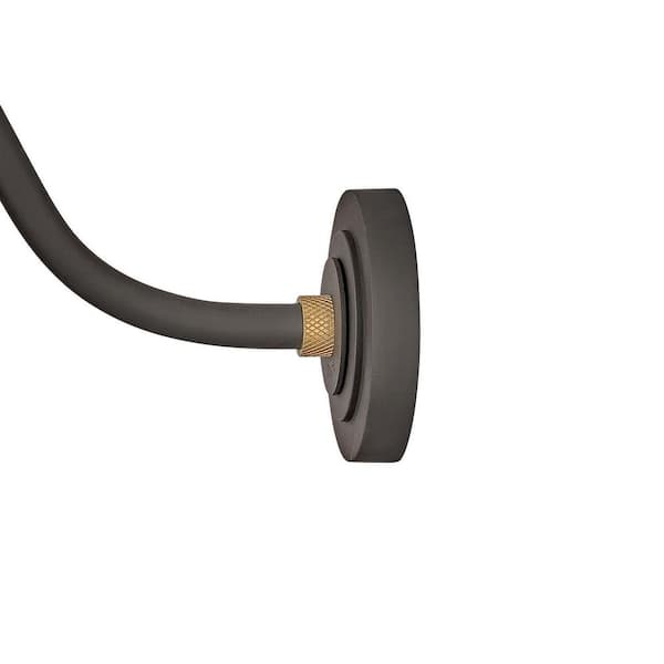 HINKLEY - Foundry Medium 1-Light Museum Bronze Gooseneck Outdoor Barn Light Sconce