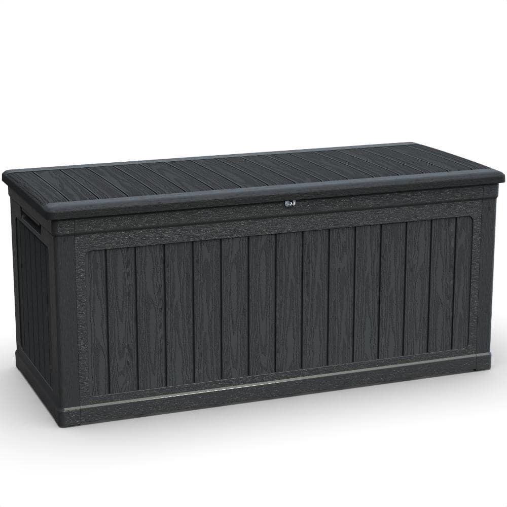 260 Gallon Large Outdoor Storage Deck Box for Patio Furniture, Lockable, Black price history on PriceWatchPro