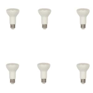 50W Equivalent Bright White R20 Dimmable LED Light Bulb (6 pack)