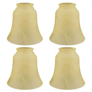 4-1/4 in. Antique Ceiling Fan Replacement Glass Shade (4-Pack)