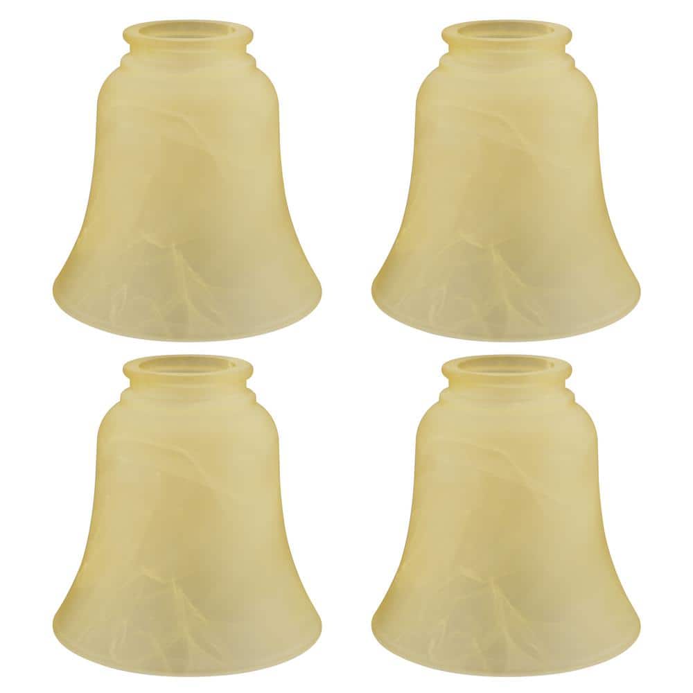 4-1/4 in. Antique Ceiling Fan Replacement Glass Shade (4-Pack) price history on PriceWatchPro