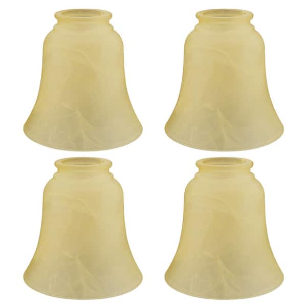 4-1/4 in. Antique Ceiling Fan Replacement Glass Shade (4-Pack)