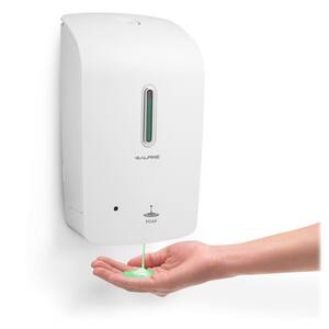 33 oz. Automatic Touchless Commercial Liquid Soap Dispenser, White (2-Pack)